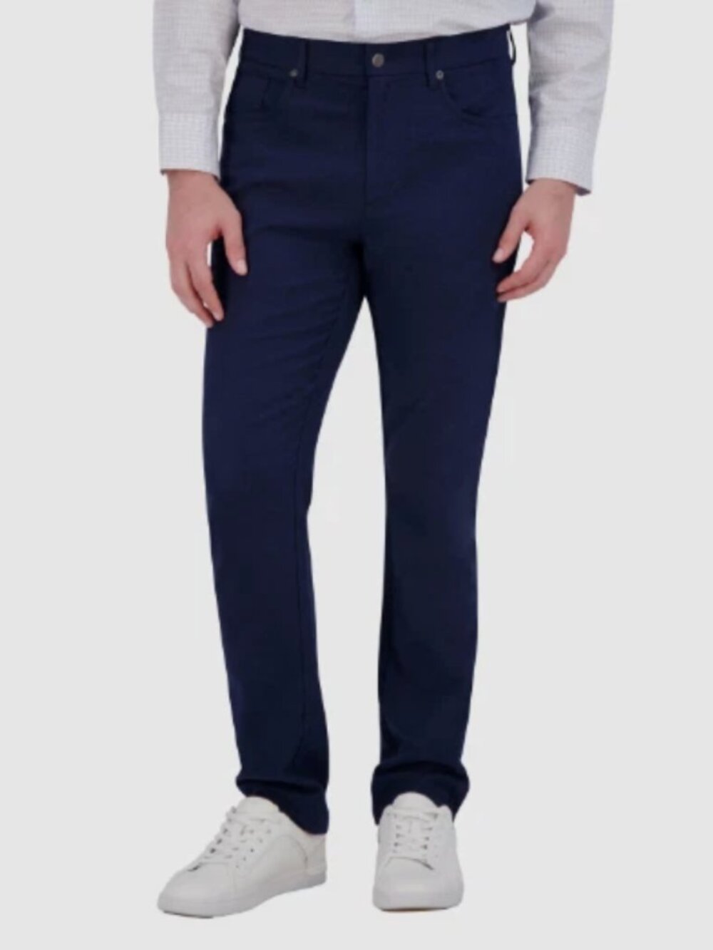 Kirkland Signature Brushed Men's 5-Pocket Pant Blue Size 34x29